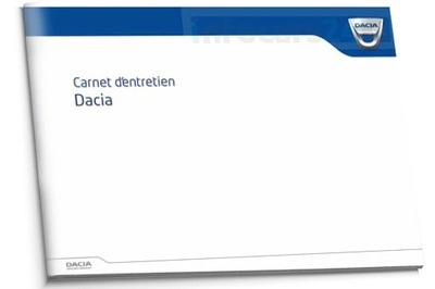 Dacia Czysta Francuska Książka Serwisowa