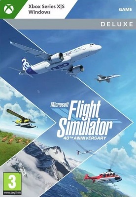 MICROSOFT FLIGHT SIMULATOR DELUXE 40TH ANNIVERSARY PL XBOX SERIES X/S KLUCZ