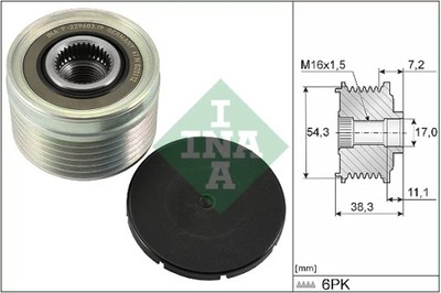 INA 535003910 EMBRAGUE ALT.  