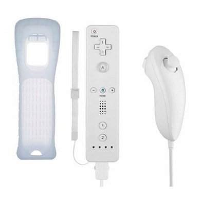 Dla Nintendo Wii 2w1 Remote Motion Plus Controller