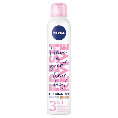 NIVEA Fresh Revive suchy szampon dla szatynek