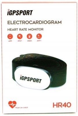 Czujnik Tętna Pulsometr iGPSPORT HR40 Heart Rate Monitor