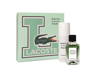 Lacoste Match Point Woda Toaletowa 100ml + Dezodorant Spray 150ml