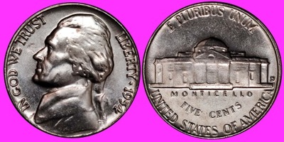 USA 5 centów 1954 D /U 364