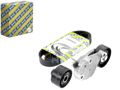 Набір ремені багаторучейкових з ролики volvo c30 s40 ii s80 ii v50 фото №1