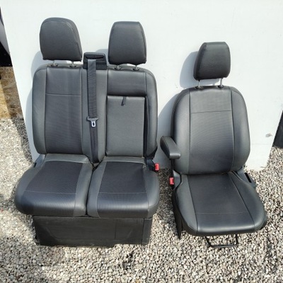 Сиденье водителя пассажира трёхместное сиденье ford transit custom mk8 lift 23 rok фото №1