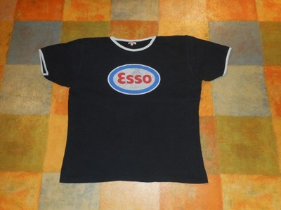 ESSO XL MOCNA KOSZULKA RETRO VINTAGE MEGA UNIKAT NORWEGIA SHELL