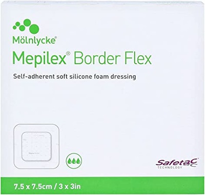 Mölnlycke-Mepilex Border Flex 7,5x7,5 cm- 1 sztuka