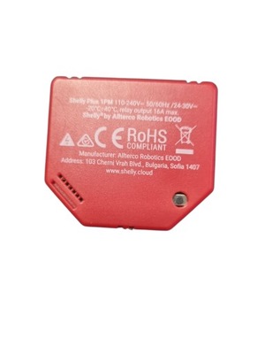 Sterownik Shelly PLUS 1PM WiFi przekaźnik inteligentny bluetooth