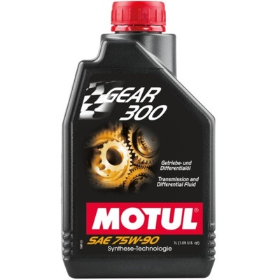 MOTUL GEAR 300 75W90 1L - МАСЛО ТРАНСМІСІЙНЕ ESTER