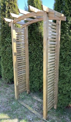 pergola drewniana łukowa listwowa wyprzedaż!