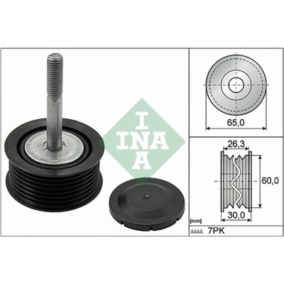 ROLLO KIERUNKOWA / PROWADZACA, CORREA DE CUÑA ZEBATY INA 532 0793 10  