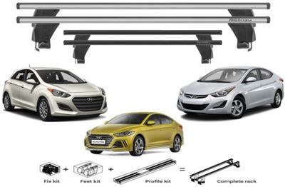 MALETERO DE TECHO ALUMINIO HYUNDAI ELANTRA DE 2011>  