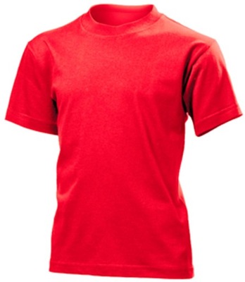 Koszulka dziecięca t-shirt bez nadruku gładka 146