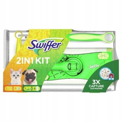 Swiffer Mop Starter 1 Mop 8 Wkładów Duster ZESTAW