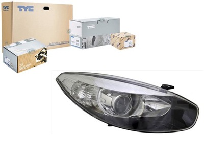 Фара l renault fluence 01.13-11.15 tyc фото №1