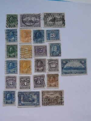 Kanada - zestaw - 23 znaczków - kasowane