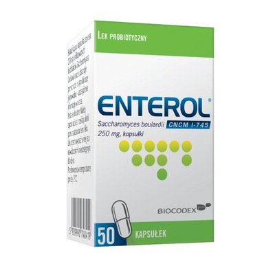 Enterol 250 mg 50 kapsułek