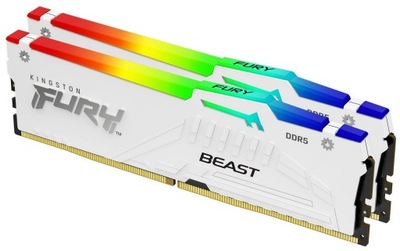 Kingston Fury Beast White RGB EXPO 32GB [2x16GB 6000MHz DDR5 CL36 DIMM]