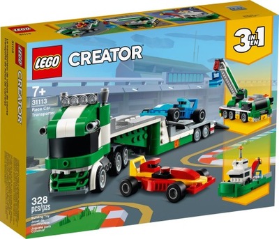 NOWE LEGO CREATOR 31113 LAWETA Z WYŚCIGÓWKAMI