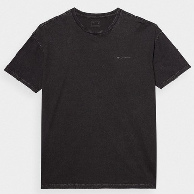 4F (XL) T-Shirt Męskie Czarny