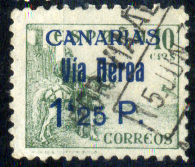 C. Hiszpania Canarias nr 38. Poczta lotnicza