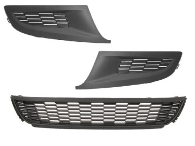 Решётка решётка радиатора решётка радиатора бампер vw polo v 6r0 2009-13 фото №1