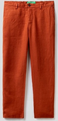 UNITED COLORS OF BENETTON spodnie chino len 50