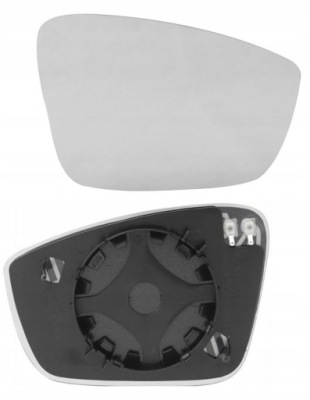 Вкладиш скло дзеркало лівий seat toledo 2012- фото №1