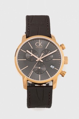 Calvin Klein zegarek męski kolor czarny K2G276G3