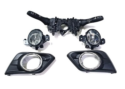 JUEGO LUZ FAROS ANTINIEBLA HALÓGENO CONMUTADOR NISSAN X-TRAIL NUEVO OE  