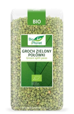 Groch zielony połówki BIO 500g - Bio Planet