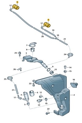 НОВЫЕ ОРИГИНАЛЬНЫЕ AUDI OE ФОРСУНКА SPRYSKIWACZA,PODGRZEWANA 4G0955988A