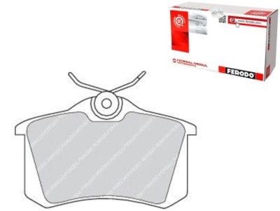 Ferodo гальмівні колодки гальмівні vw задня golf vento passat p фото №1