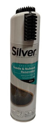 Pasta Silver spray do nubuk zamsz 250ml kolor czarny