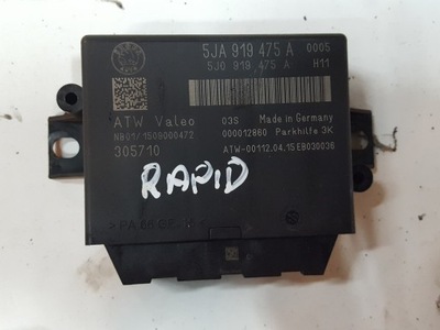 Skoda rapid 12-17r toledo iv модуль блок керування pdc фото №1