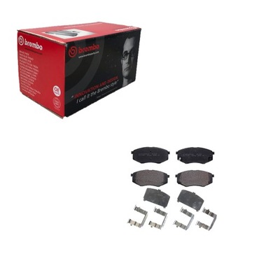 Brembo гальмівні колодки гальмівний. hyundai ix20 10- перед фото №1