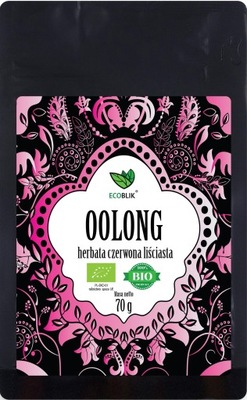 Herbata czerwona Oolong liściasta ekologiczna Bio EcoBlik chińska tea ulung