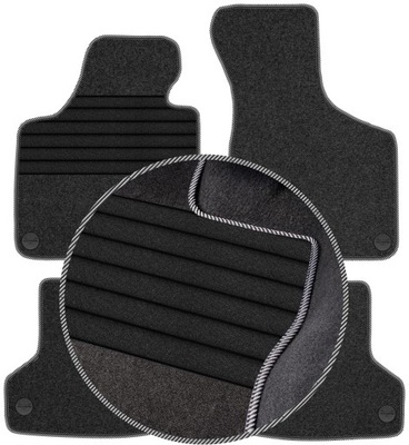 AUDI A3 8P 2003-2012 ESCOBILLAS DE FELPA PARA COCHE  