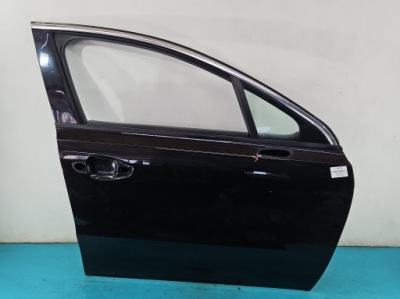 Дверь перед правое peugeot 508 i 10-18 чёрный kdm фото №1