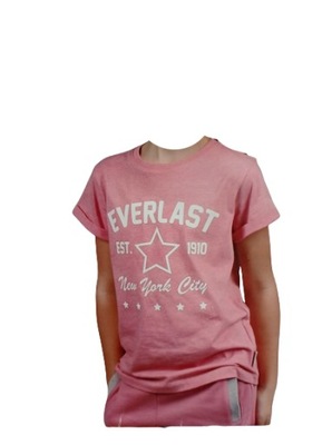 Bluzka koszulka Everlast dziewczęca różowa 146