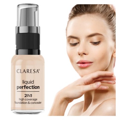 Claresa Korektor 2w1 Do Twarzy LIQUID PERFECTION