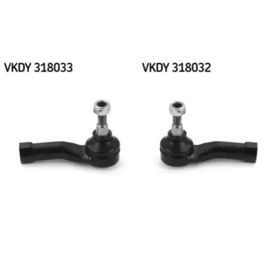 2x насадки тяга рулевой skf перед l+p do renault, smart forfour фото №1