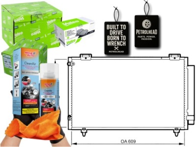 Конденсатор кондиционера toyota corolla corolla vers #petrolhead pro+ kit9 фото №1