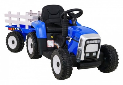 Pojazd na akumulator Traktor z Przyczepą i pilotem BLOW niebieski XMX-611