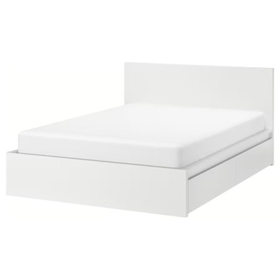 IKEA MALM Rama łóżka 2 pojemniki Lindbaden 160x200