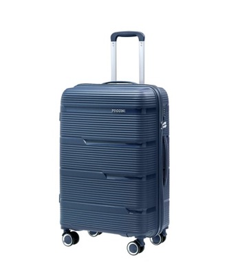 Średnia walizka PUCCINI Casablanca PP023 niebieska
