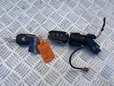 Замок запалювання ключ pilot 2x citroen c3 iii 16- фото №1