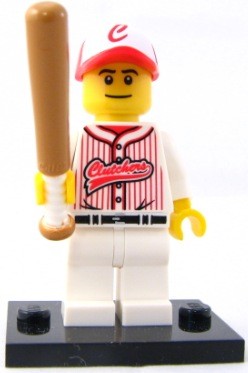 Lego figurk Minifigures 3 col03-16 Baseball Player