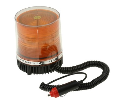 LAMPA OSTRZEGAWCZA ŚWIATŁO KOGUT POMARAŃCZOWY LED